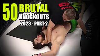 50 Most Brutal Knockouts Ever in MMA 2023 ! Part 2