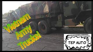 LMTVs Vietnam era Army trucks!