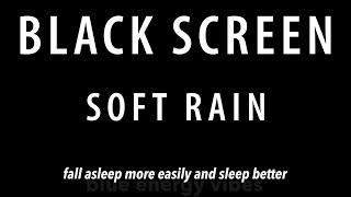 10 hours Get Over Insomnia with rain Sounds BLACK SCREEN for Sleeping & Beat Stress