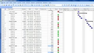 How to create Status indicators in Microsoft Project - Graphical Indicators in Gantt chart