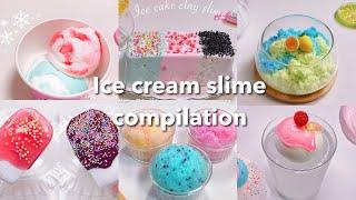 【ASMR】アイスクリームスライムまとめ【音フェチ】Ice cream slime compilation