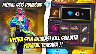 GUA NYOBA GACHA EVENT TERBARU FREE FIRE ANIMASI KILL SENJATA PARAFAL !! Akankah Gua di Kasih Hoki?