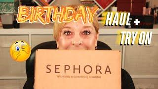 Sephora FREE Birthday Gift Haul + Try On!