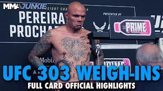 UFC 303 Official Weigh-In Highlights: One Fighter Heavy, Title Rematch Locked In