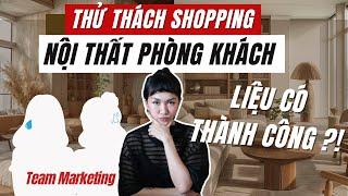 Thử thách shopping | Lựa chọn nội thất phòng khách | Rustic, Wabisabi, Bohemian,... | Kat Studio