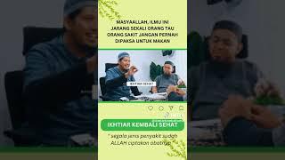 Konsep Sakit dari Allah SWT . ikhtiar Sehat