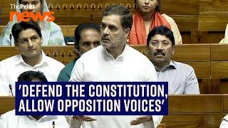 'It is very important that the voice of the Opposition is allowed to be represented': Rahul Gandhi
