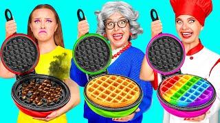 Reto De Cocina Yo vs Abuela | Batalla de Comida de BaRaFun Challenge