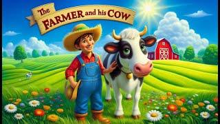 Farmer & Cow | English kids song |  A Peaceful Bond in the Green Fields | English