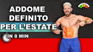 ADDOMINALI SUBITO DEFINITI - 8 minuti