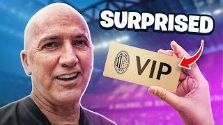 SURPRISED MY DAD WITH MILAN DERBY TICKETS