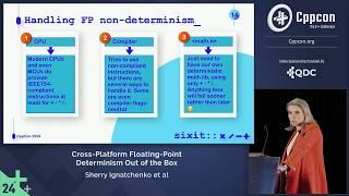 Cross-Platform Floating-Point Determinism Out of the Box - Sherry Ignatchenko - CppCon 2024