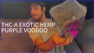 GAS THCa *EXOTIC* Full STRAIN REVIEW 33.1% Flower… ZAZA!!! (Purple Voodoo)