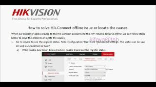 How to Solve Hik connect Offline issue or locate Hikvision  DVR/NVR l Hikvision | CCTV Networking