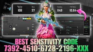 NEW UPDATE 3.5  BEST SENSITIVITY CODE + CONTROL SETTINGS PUBG MOBILE/BGMI