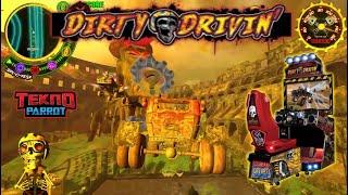 [#2] Dirty Drivin' Arcade Gameplay - All Tracks -  (TeknoParrot)