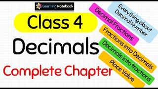 Class 4 Maths Chapter Decimals