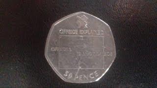 Football 50p Coin Offside Rule 2011