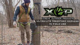 XOP Ultra-Lite Treestand Harness in field use