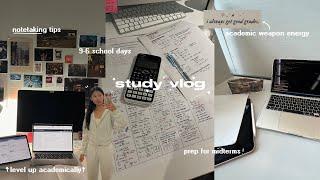 STUDY VLOG ₊˚️⊹ study with me, cramming for quizzes, staying productive & motivated