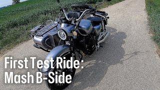 Testdrive B-Side / Probefahrt mit der MASH B-Side / Das neue Motorradgespann von Mash