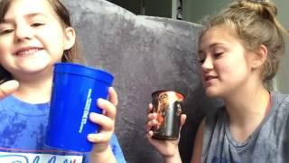 Kylie and Sara's blowfish challenge:)
