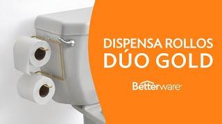 Dispensa Rollos Dúo Gold Betterware