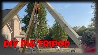 DIY PIG PROCESSING TRIPOD