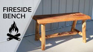 Build a Perfect Fireside Bench