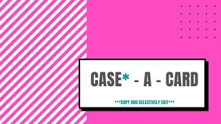 CASE-A-CARD-2022 || January 2022 - Abstract Beauty Suite by Stampin' Up!