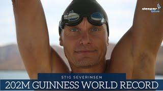 Stig Severinsen Sets Guinness World Record By Swimming 202m Underwater