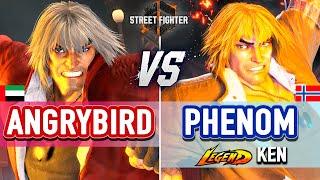 SF6  Angrybird (Ken) vs Phenom (Ken)  SF6 High Level Gameplay