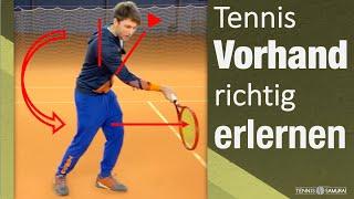 Tennis Vorhand richtig lernen -  In 5 Schritten die richtige Vorhand erlernen