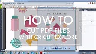 How to Cut a PDF File with Cricut Explore