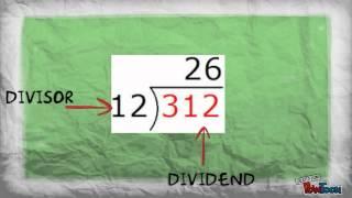 Dividend, Divisor, Quotient