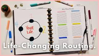 Plan this ONE ROUTINE in Your Planner to Be More Productive & Change Your Life