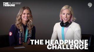 Kikkan Randall and Jesse Diggins take the headphone challenge | The Players' Tribune