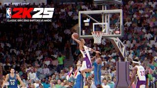 NBA 2K25 CLASSIC ERA | Vince Carter vs Tracy McGrady EPIC DUEL | 2002 Raptors vs Magic | 00' TVStyle