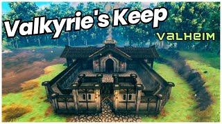 Epic Valheim Fortress Build - Valkyrie's Keep | Ultimate Viking Stronghold Design.