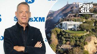 Tom Hanks’ cliffside LA home narrowly avoids wildfire