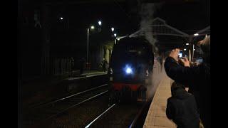 The Jinxed "Winter CME" with 34067 Tangmere. 27/01/24 #railwaytouringcompany #Bulleidpacific