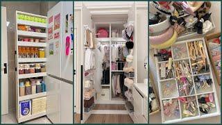 Closet And Refrigerator Organization | Food Organizing and Restocking