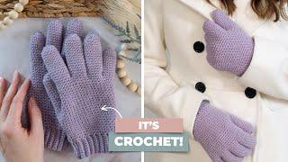 How to Crochet Gloves You'll Actually Wear!