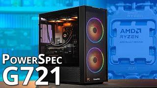 9800X3D Powered PowerSpec G721 at Micro Center