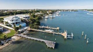 Gated Waterfront Home in Tequesta, Florida