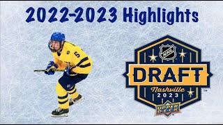 2023 NHL Draft : Tom Willander - 22-23 Highlights (U18)