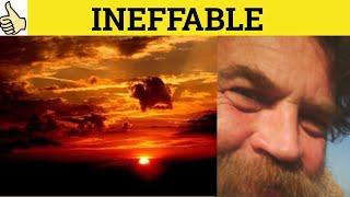 Ineffable Meaning - Ineffably Definition - Ineffable Examples - GRE Ineffable Ineffably Ineffable