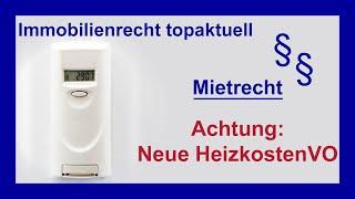 Neue Heizkostenverordnung für alle Vermieter und Mieter | Tutorial