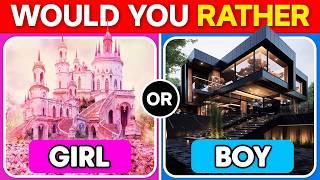 Would You Rather...? Girl VS Boy Edition 