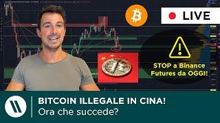 BITCOIN ILLEGALE IN CINA! Continuerà a CROLLARE? | BINANCE FUTURES: arriva lo STOP. Che fare ora?